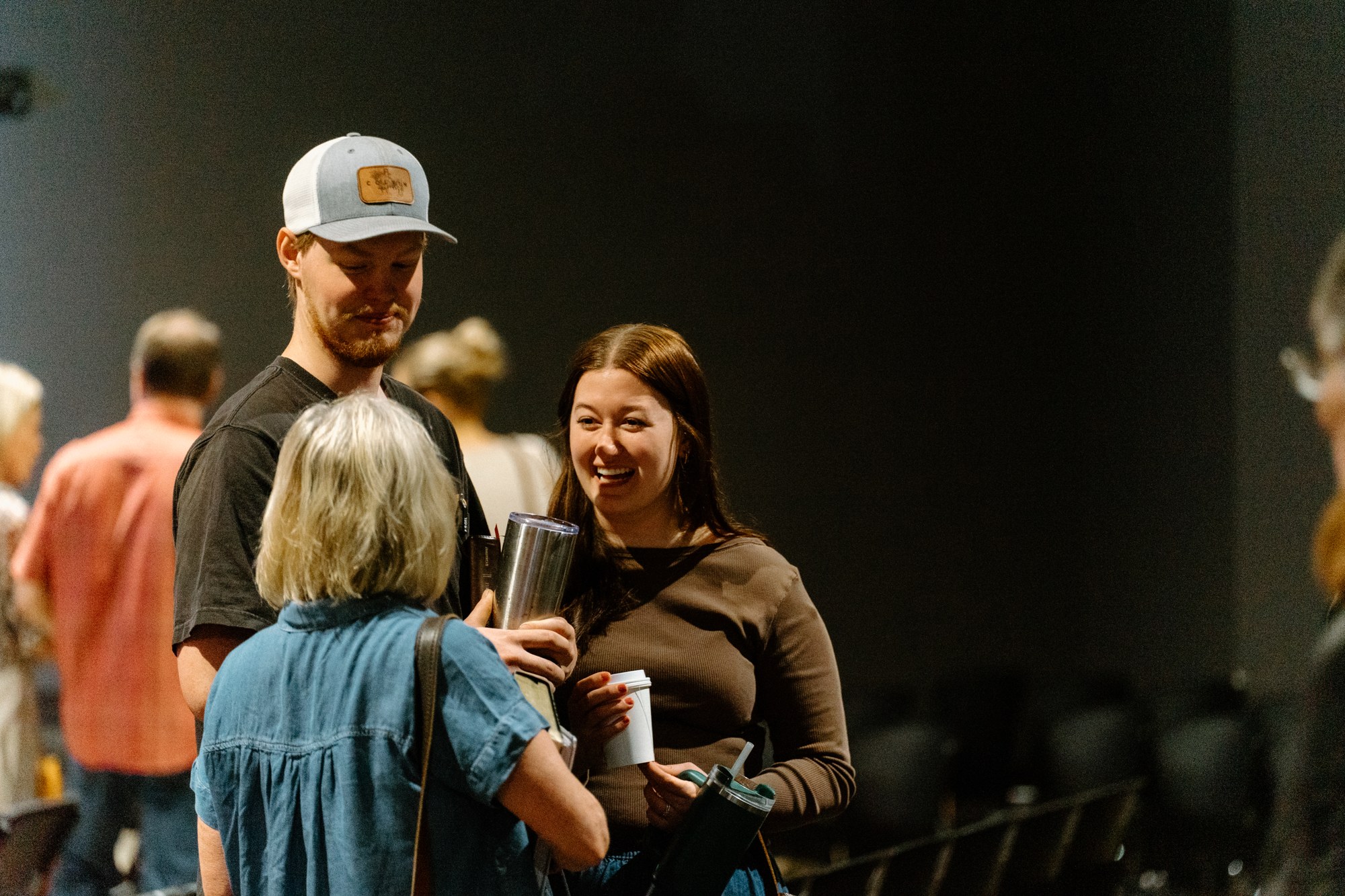 A friendly conversation after a Rise gathering