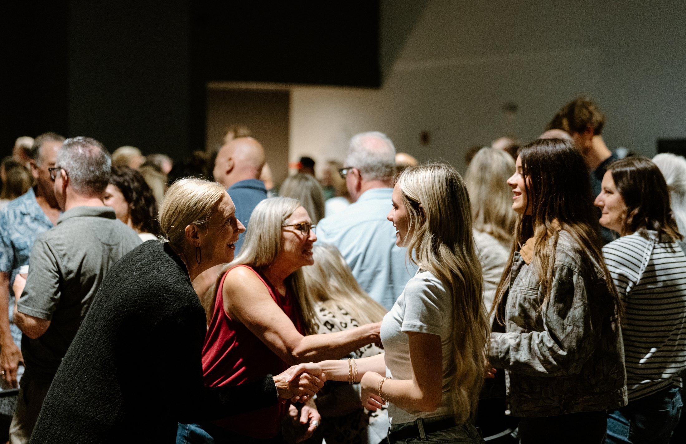 The Rise community connecting on Sunday
