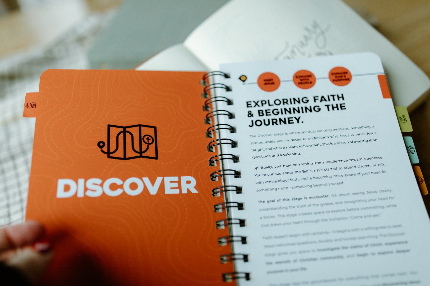 Discover pages in the Discipleship Pathway guidebook
