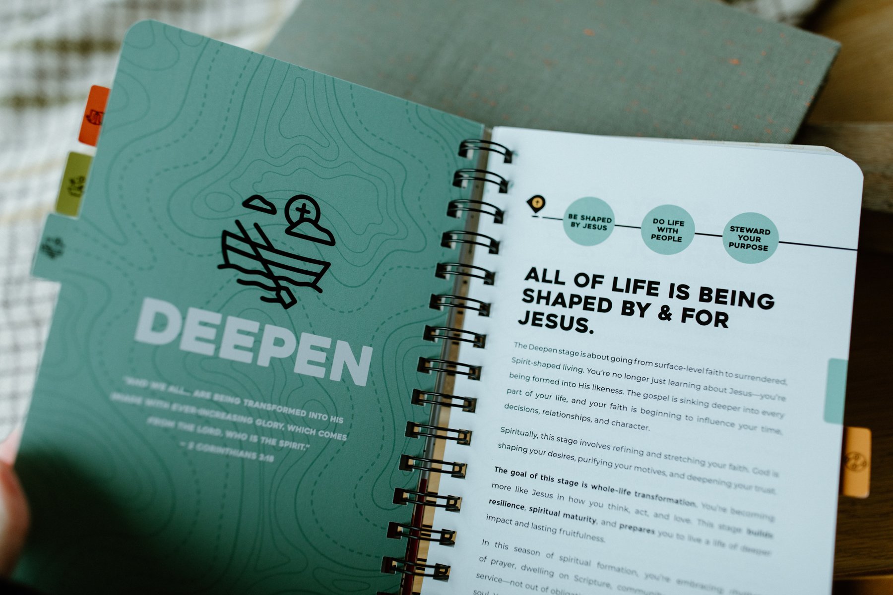 Deepen pages in the Discipleship Pathway guidebook
