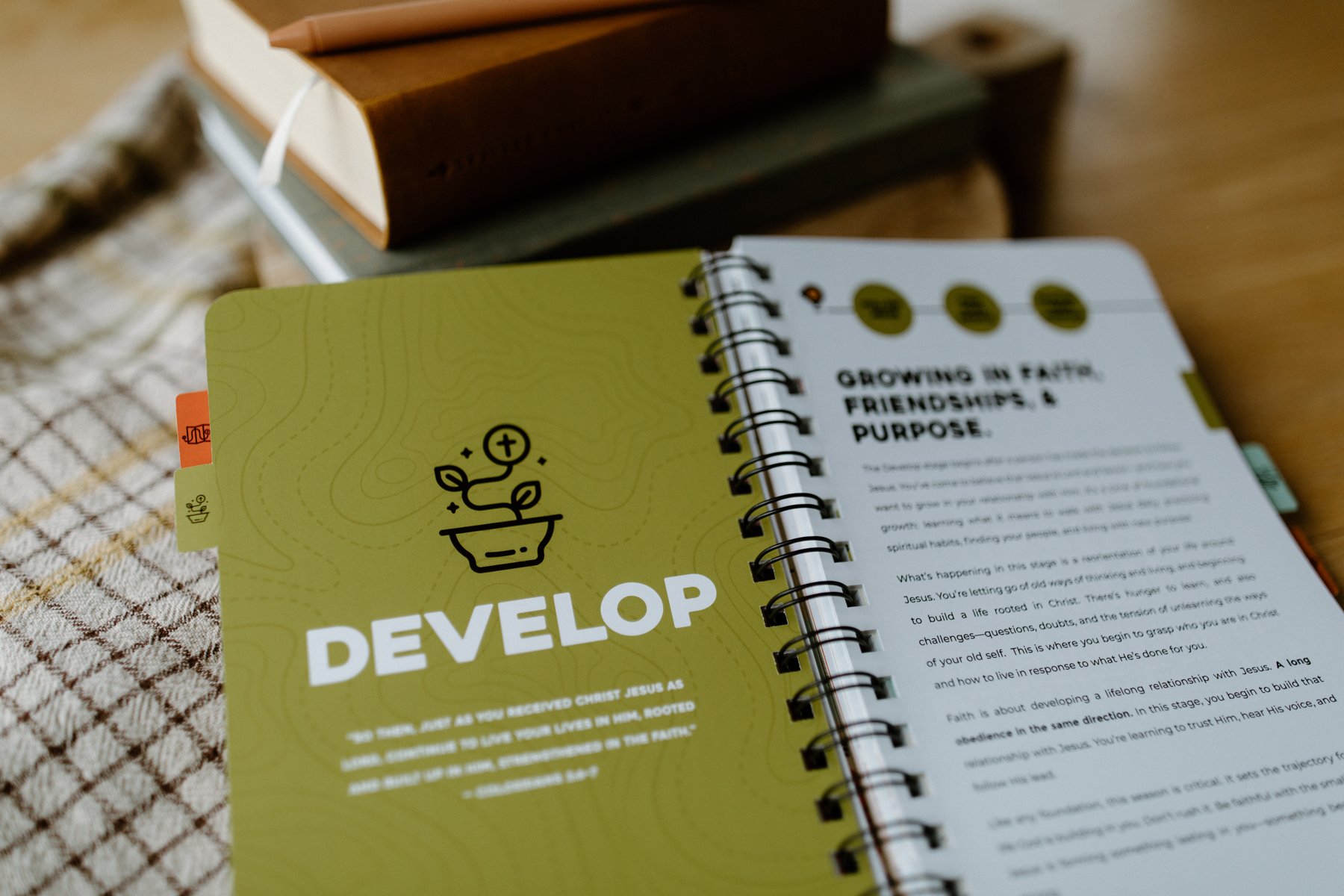 Develop pages in the Discipleship Pathway guidebook