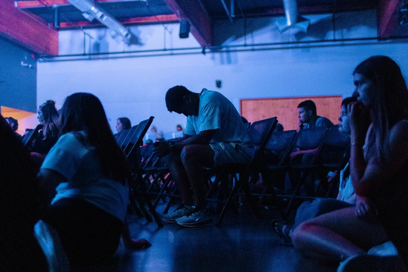 Young adults worshiping at 733