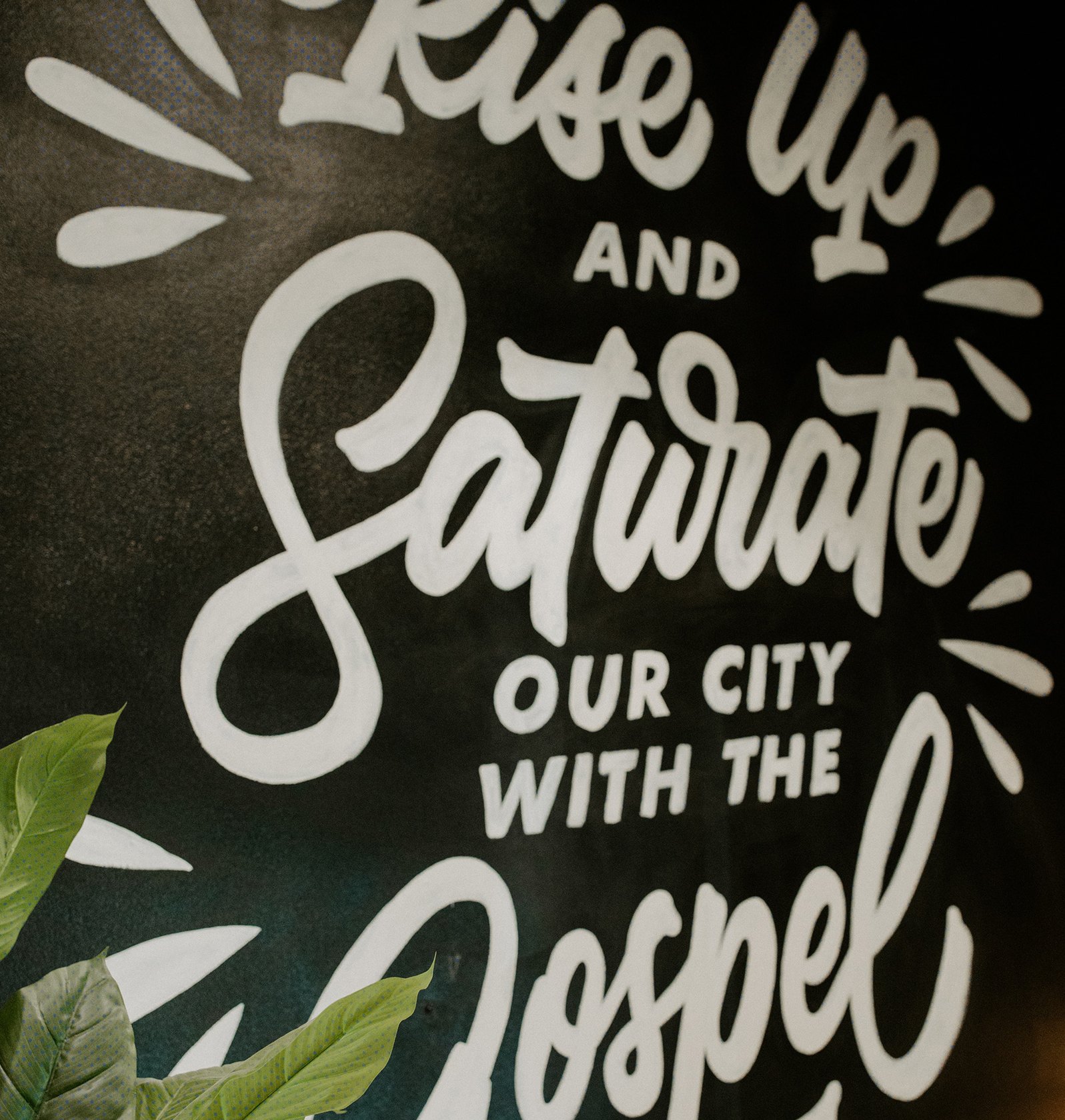 Rise Up and Saturate Our City with the Gospel banner