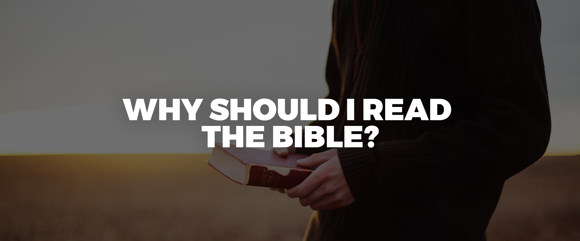 Why Should I Read The Bible?